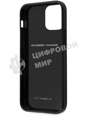 Чехол (клип-кейс) для Apple iPhone 12 mini Ferrari черный (FERCAHCP12SBK)