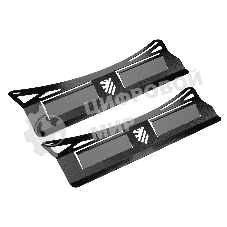 Расширители-подрезатели для снегоуборочных машин Denzel 97653-97656, 2 шт.