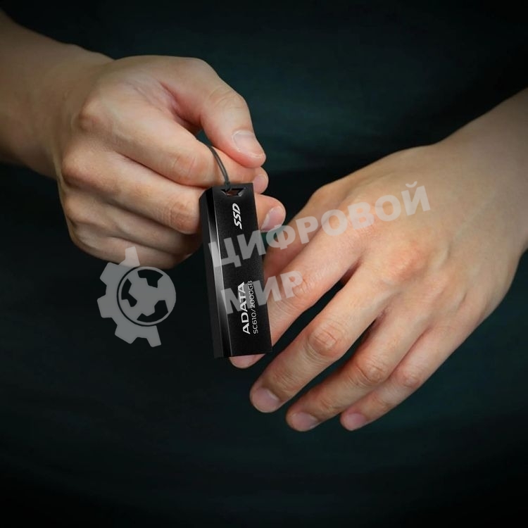 Внешний SSD ADATA SC610, 500Gb, USB Type-A, R/W 550/500 Mb/s черный