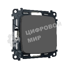 Комплект механизма 1-кл выключателя с самовозвратом OMEGA Графит Мягкое касание QUANT (OP9010, VM113) MO901050