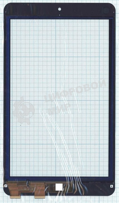 Сенсорное стекло (тачскрин) для Lenovo ThinkPad 8, черное