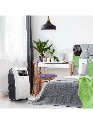 Кондиционер мобильный Ballu Aura BPAC-07 CP/N1_24Y 7000 BTU, 18 м², 47 дБ, охлаждение, осушение, белый