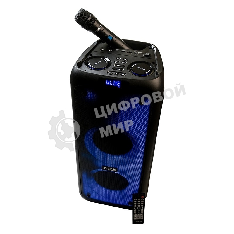 Акустическая колонка 1.0, Dialog Oscar AO-200 45WRMS, Караоке с беспр. микр., BT/FM/USB/SD/LED