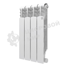 Радиатор биметаллический секционный 500/80/4 боковое подключение