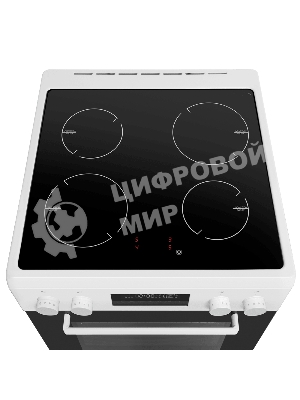 Плита электрическая MAUNFELD MIC611W01TD белый, конфорок 4 электрических (индукционных), духовка 59 л, 60 см x 84.5 см x 63 см