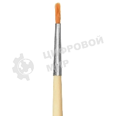 Кисть Silwerhof 981143 худож. синтетика круг. №2 дерев.лакир.ручка