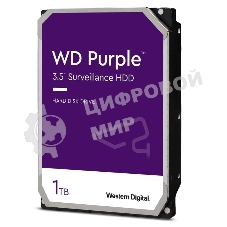 Жесткий диск Western Digital 1Tb 5400rpm SATA 6Gb/S 64MB PURPLE WD11PURZ SATA