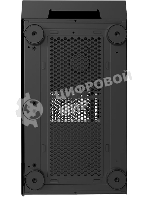 Компьютерный корпус без блока питания PCCOOLER LM300 ARGb BK, Flat Mid Tower, черный, TG, 0.45 SPCC, 1x120мм mATX, mITX 170/330/150мм 2x2.5