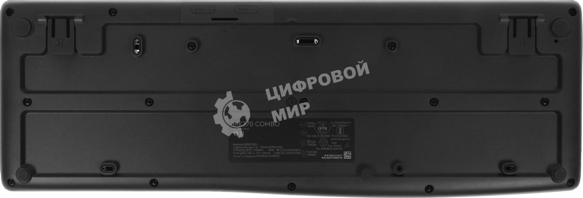 Комплект клавиатура + мышь Logitech MK370 клав:черный мышь:черный/черный USB беспроводная BT Multimedia (920-012082)
