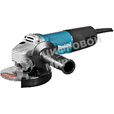 Шлифмашина угловая Makita 9558HNRK 125мм, 840Вт, 11000об\м, плавный пуск, антирестарт, кейс