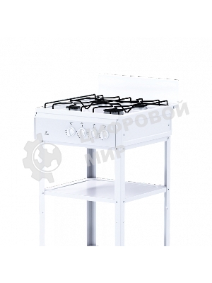 Плита газовая Flama AVG 1402 W белый,щиток, конфорок 4 шт, духовка 50 л, 50 см x 85 см x 58 см