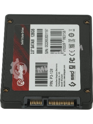 Накопитель SSD KingSpec P3-128, 128Gb, SATA, 2.5