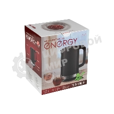 Чайник электрический Energy E-218 1.7 л, двойной корпус, черный