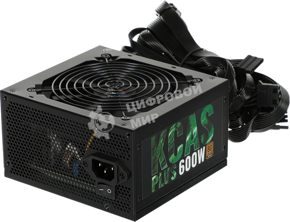 Блок питания Aerocool/Formula KCAS PLUS 600W, 600Вт, 80 PLUS Bronze, 120мм, черный