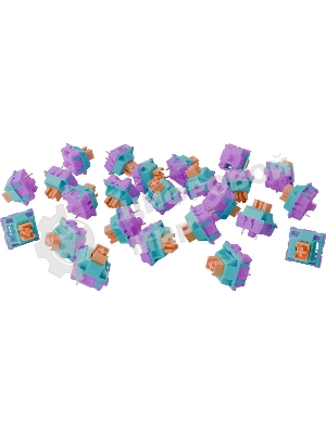 Переключатели Redragon Bullet R фиол.-голуб.,24 шт.