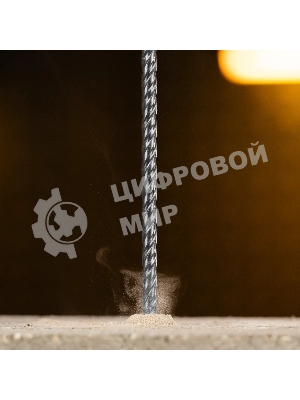 Бур по бетону Denzel цельная крестовая пластина, 6x315 мм, SDS PLUS