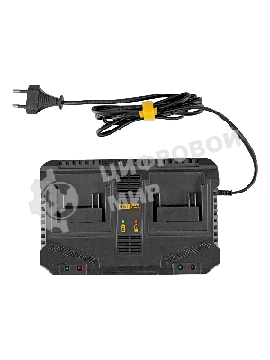 Устройство зарядное для аккумуляторов двухпортовое Denzel BCH-20-4.0x2, Li-Ion, 20 В, 4.0 А