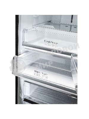 Холодильник DeLonghi DCS 19NFI NB DAMIANO черный двухкамерный 230/100л морозилка снизу, No Frost