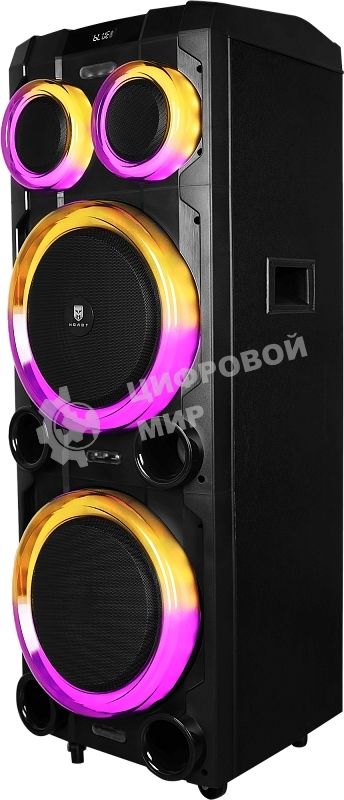 Колонка портативная Ural 23 черный 2000W 1.1 BT/3.5Jack/USB-C 15м 7000mAh (УРАЛ МОЛОТ 23)