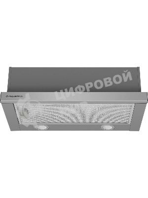 Вытяжка встраиваемая Maunfeld VS Light 60 нержавеющая сталь, 60 см, 520 куб. м/ч, 56 дБ