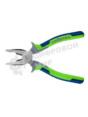 Плоскогубцы Сибртех комбинированные, 200 мм, фосфатирование, трехкомпонентные рукоятки