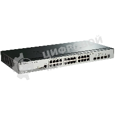 Коммутатор D-Link DGS-1510-28X/A1A, 24×1 Гбит/с + 4×10 Гбит/с SFP+, управляемый