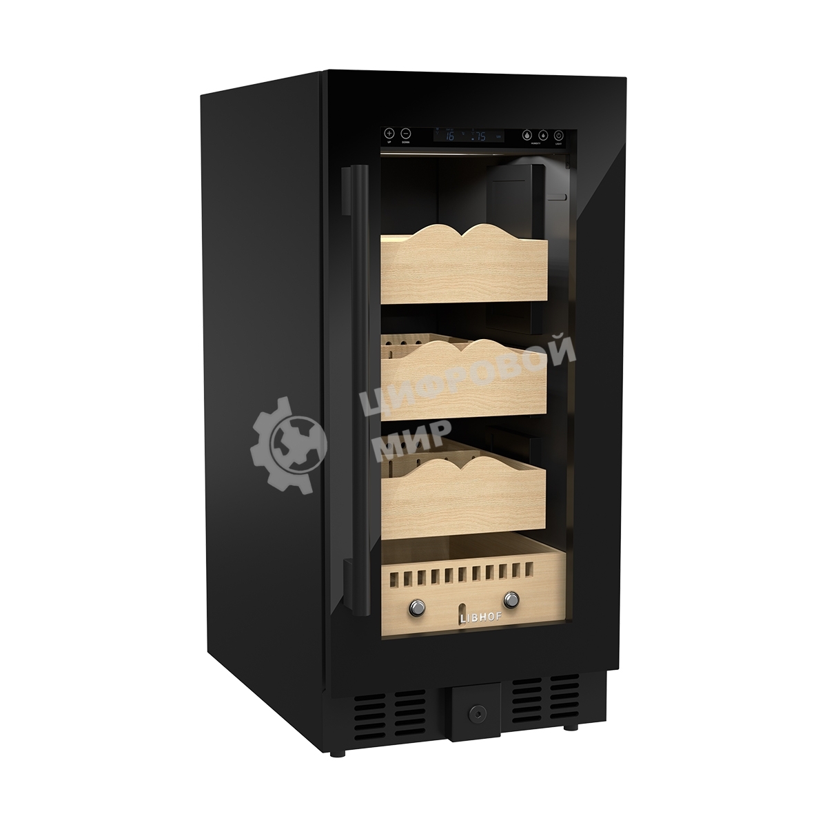Хьюмидор Libhof BR-300 черный, 85 л, 1 отсек, класс B