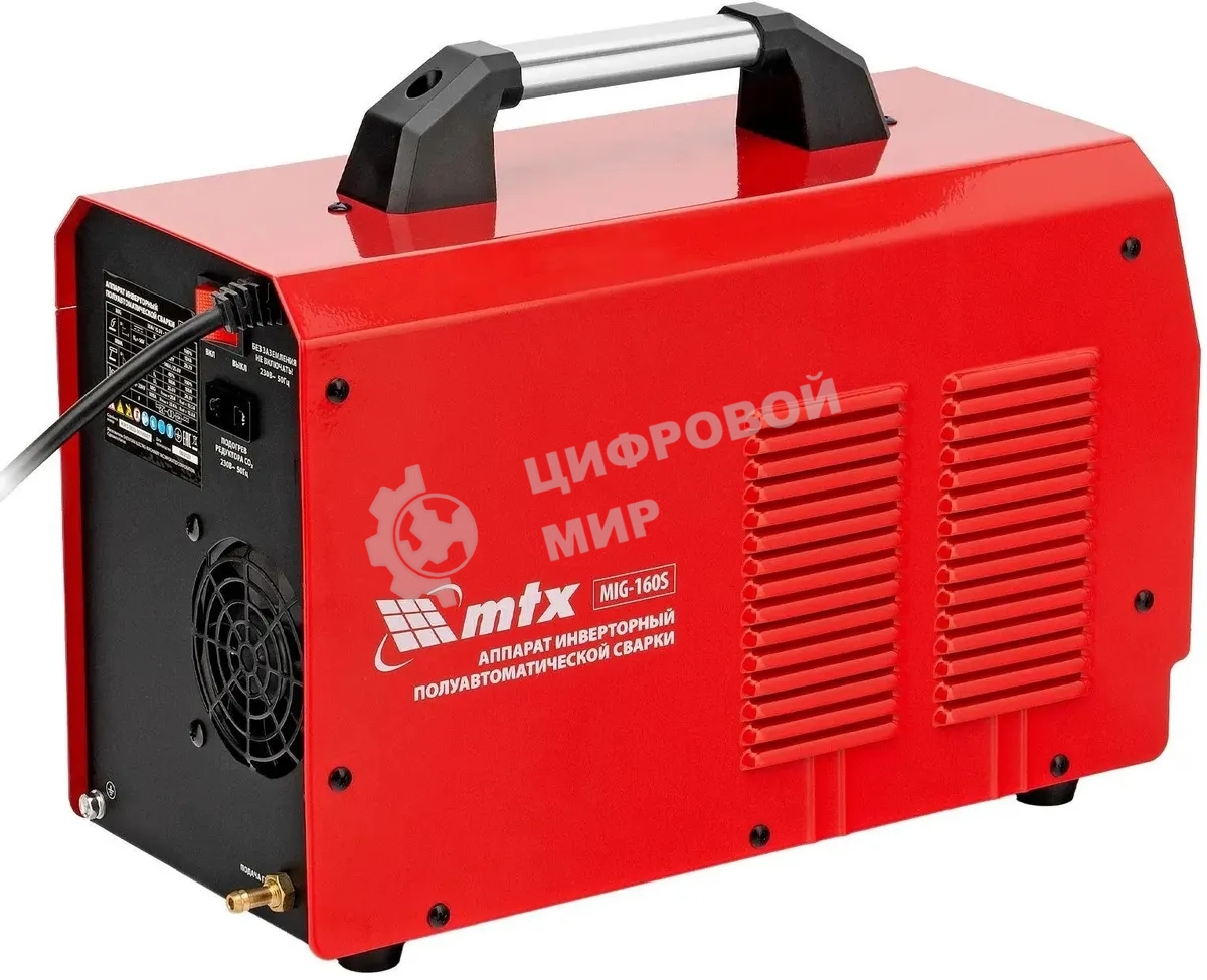 Аппарат инвертор. полуавтомат. cварки MTX MIG-160S, 160A, ПВ 60%, катушка 5 кг