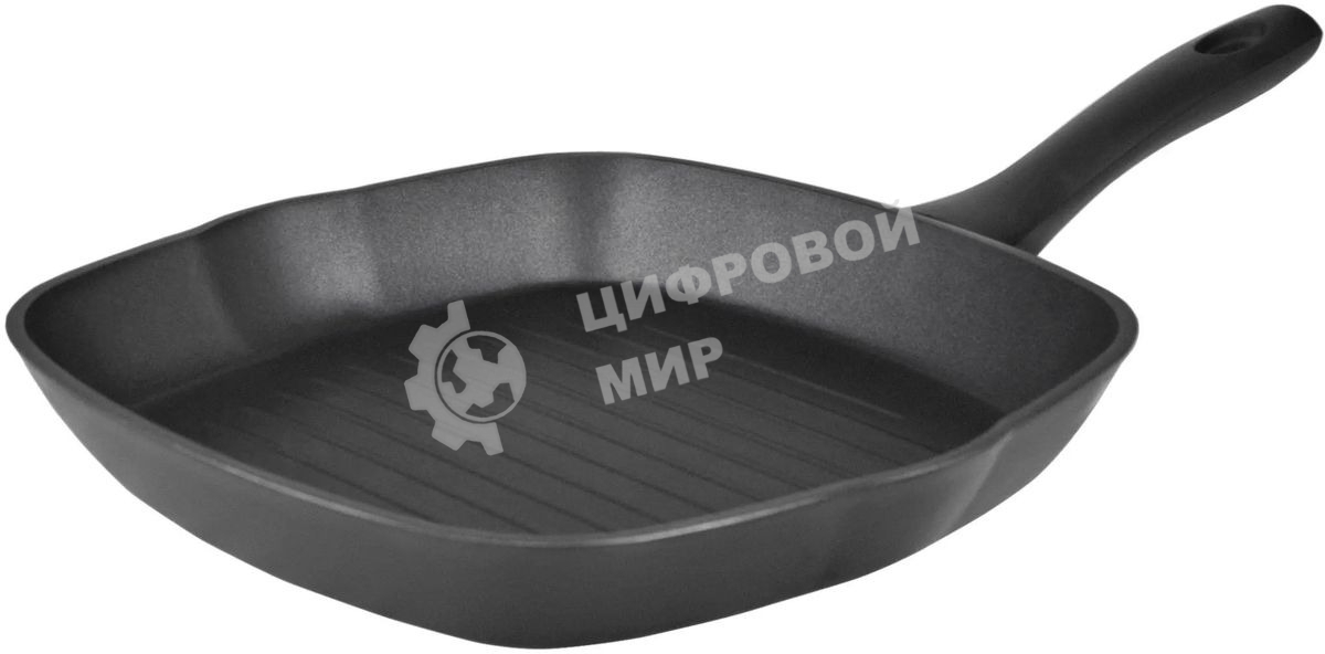 Сковорода-гриль Rondell RDA-762, 28х28 см, без крышки, черный