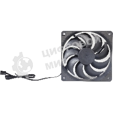 Вентилятор для корпуса Digma DFAN140PWM-1BK черный, 140 мм, 1500 об/мин, 28 дБ, 4 pin