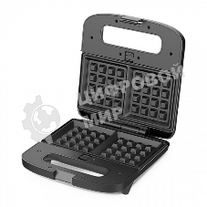 Вафельница BQ ST2000 Black 3 in 1. MultiChef, мощность: 800 Вт, многофункциональный прибор 3 в 1, 3 пары панелей в комплекте: гриль, венские вафли, сэндвич, антипригарное покрытие панелей Non-Stick PRO, равномерный нагрев, вертикальное хранение, отсек для