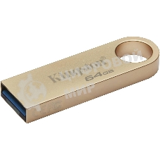 Флешка USB Kingston DataTraveler SE9 G3 (DTSE9G3/64Gb), 64Gb, USB 3.2 Gen 1, R/W 220/100, золотистый