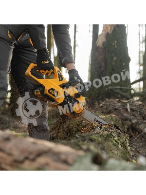 Пила цепная аккумуляторная бесщет. Denzel RCS 400-62, 400 мм, Li-ion, 62В