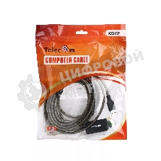 Кабель USB2.0-repeater, удлинительный активный <Am-->Af> 5м, Telecom <TUS7049-5M>