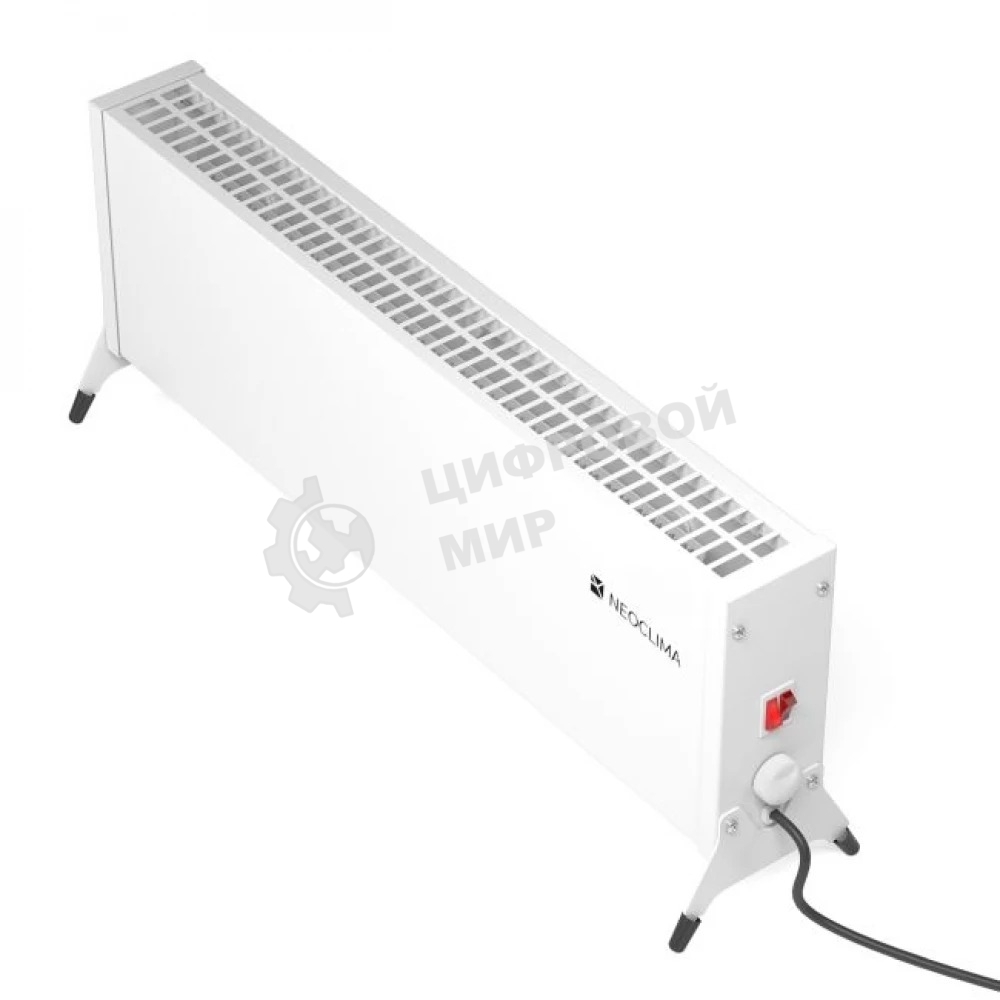 Конвектор электрический Neoclima Nano 1500W белый, 1500 Вт, 20 м2, термостат