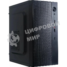 Компьютерный корпус Accord ENTRY ACC-242B черный без БП mATX 2xUSB 2.0 audio