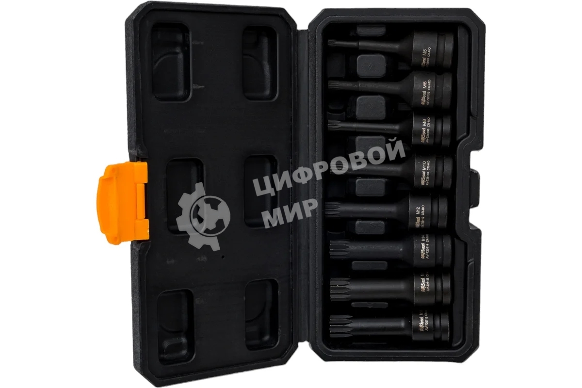 Набор торцевых головок Av Steel AV-726408 в комплекте 8 предметов