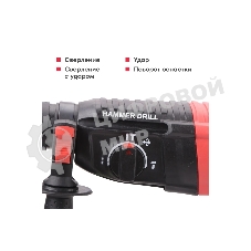 Перфоратор Boxbot RH-800С, 800 Вт, 2.8 Дж, кейс, быстросъ емный патрон SDS+ и кулачковый патрон в комплекте