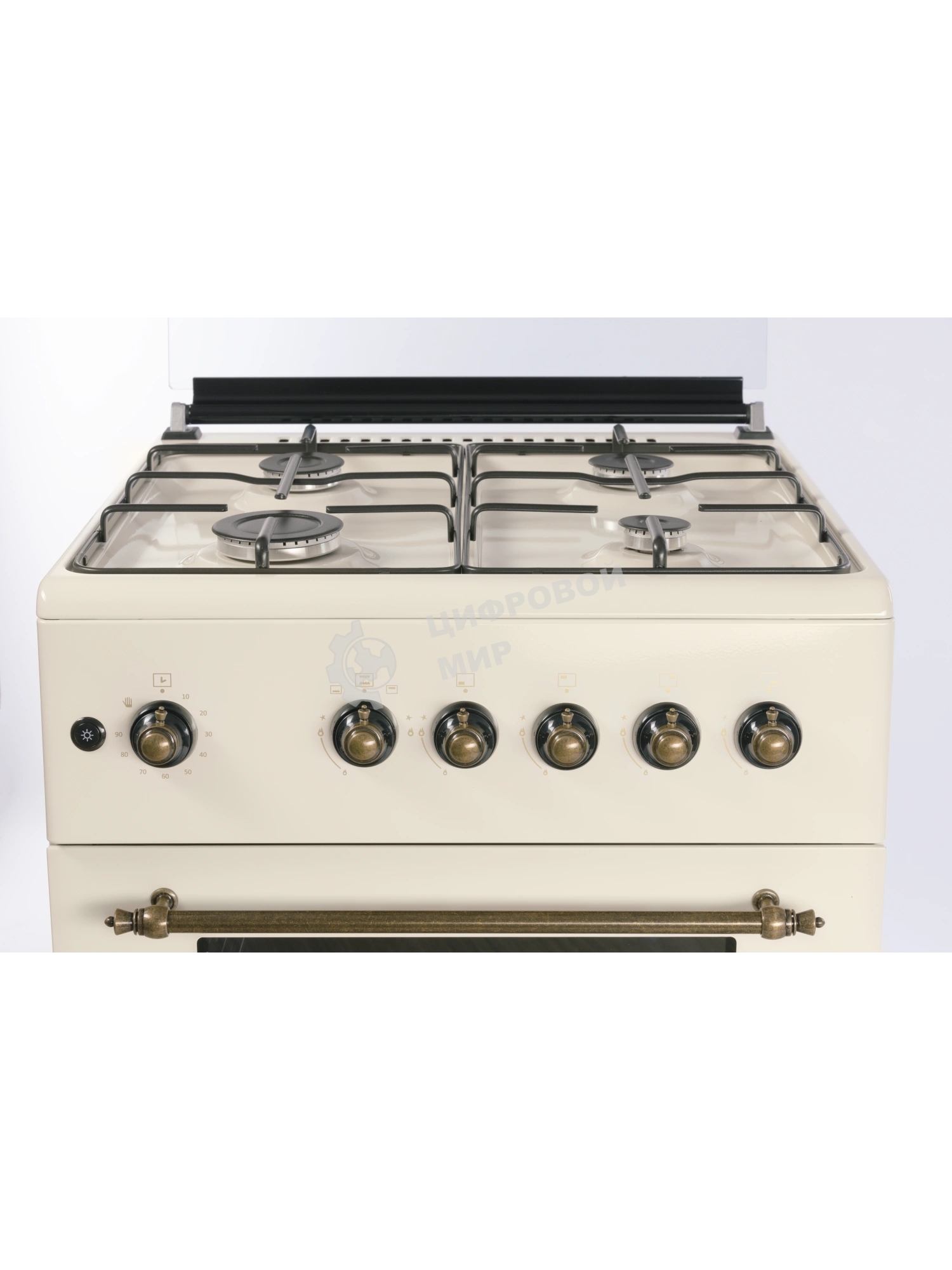 Плита газовая Nordfrost GG 6061 Y бежевый, конфорок 4 шт, духовка 63 л, 60 см x 89 см x 60 см