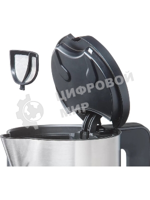 Чайник электрический Bosch TWK8611P 1.5 л, 2400 Вт, белый/серебристый (корпус: нержавеющая сталь)