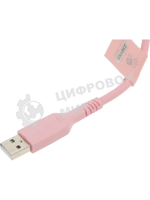 Гарнитура Bloody G521 розовый, проводная