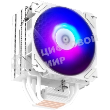 Кулер ZALMAN CNPS9X PERFORMA WHITE ARGB, 120мм FAN, 4 HEAT PIPES, 4-PIN PWM, 700-1800 RPM, 28DBA MAX, HYDRO BEARING, FULL SOCKET SUPPORT