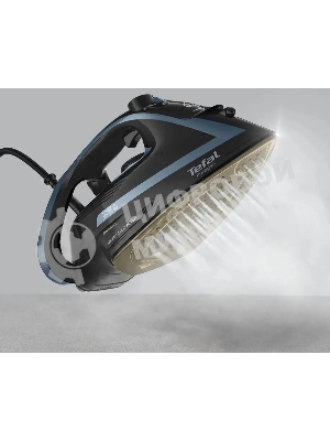 Утюг Tefal FV8R67F1 синий/черный, 3000 Вт, 50 г/мин, 280 г/мин, 270 мл