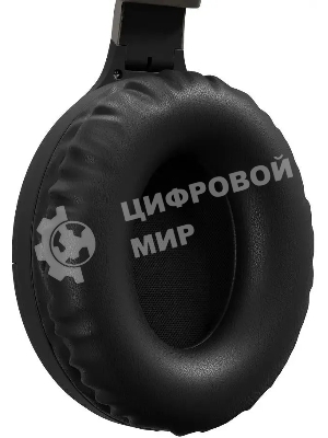 Беспроводные/проводные наушники Digma BT-16 черный, накладные, Bluetooth + проводной, складная конструкция, до 10 ч