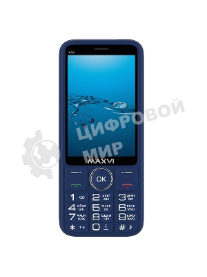Мобильный телефон Maxvi B35 синий