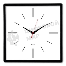 Часы настенные аналоговые Бюрократ WallC-S61P D30 см черный