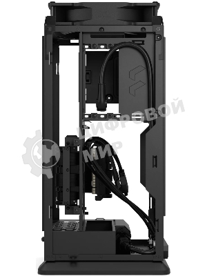 Компьютерный корпус без блока питания Fractal Design Mood, Mini-Tower, 1x180мм, 2xUSB-A 3.0 + 1xUSB 3.2 Type-C, SFX PSU Support, mITX черный
