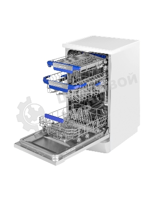 Посудомоечная машина Maunfeld MWF45331W Inverter, белый, 45 см, 10 компл., 44 дБ, класс A+++