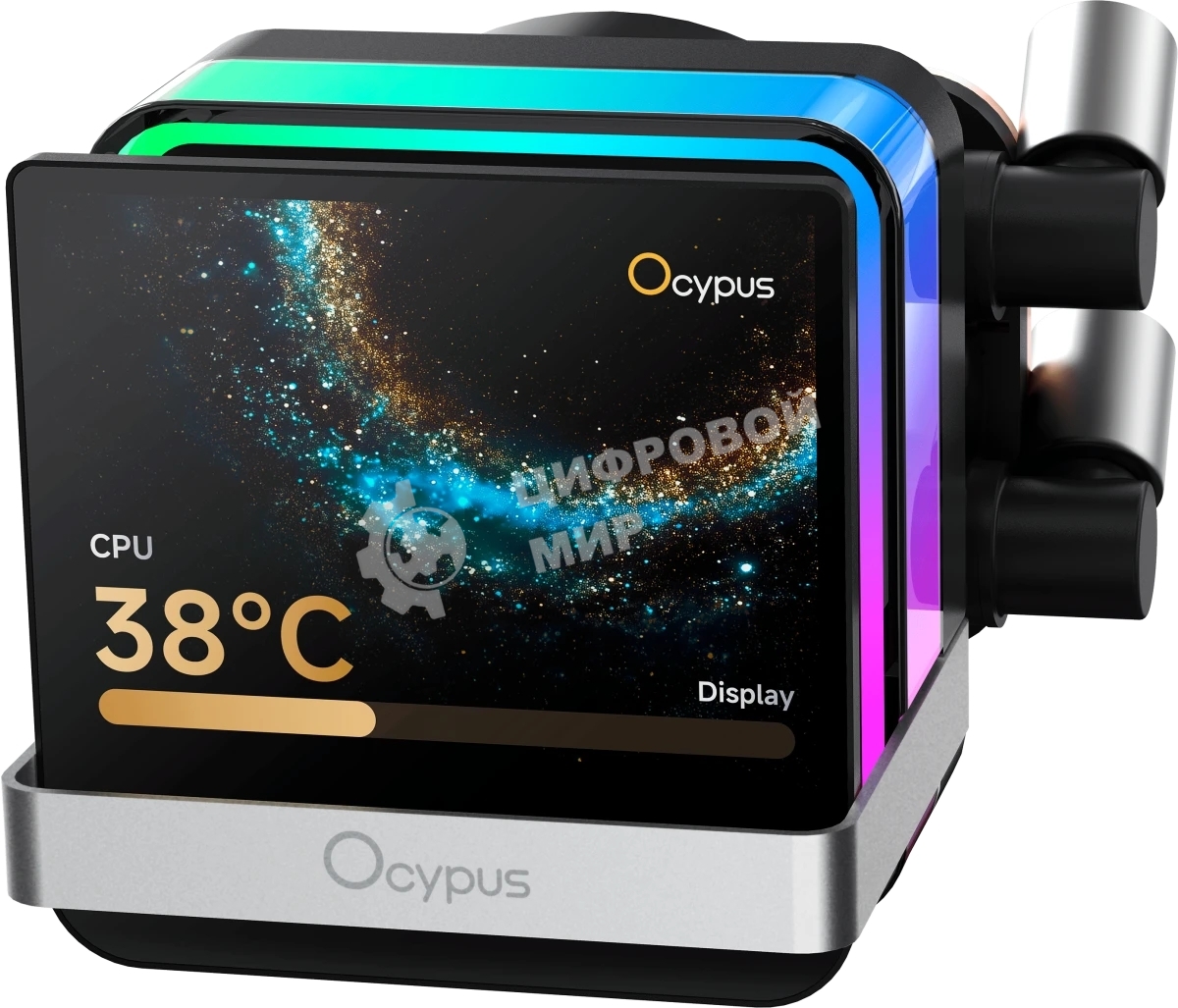 Система охлаждения Ocypus Sigma L24 PRO BK IPS Display/черный/290W/All Intel/AMD AM*/Screws