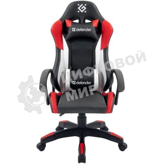 Игровое кресло Defender Crater черный/крас/бел, класс 2, PU 1